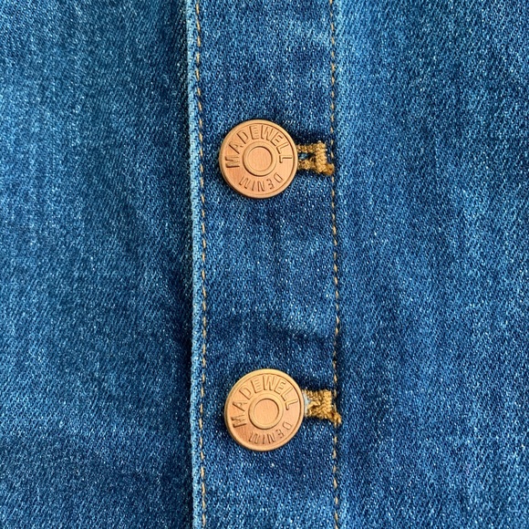 Madewell Denim Skirt -Straight Stretch Denim- NWOT - Picture 6 of 7